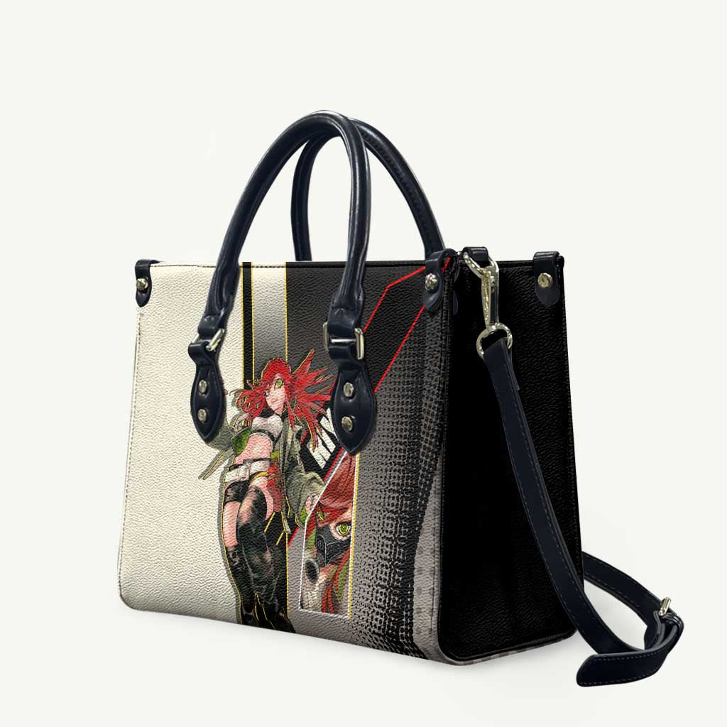 Riyo Blade Dancer Leather Bag Grunge Manga Illustration Style
