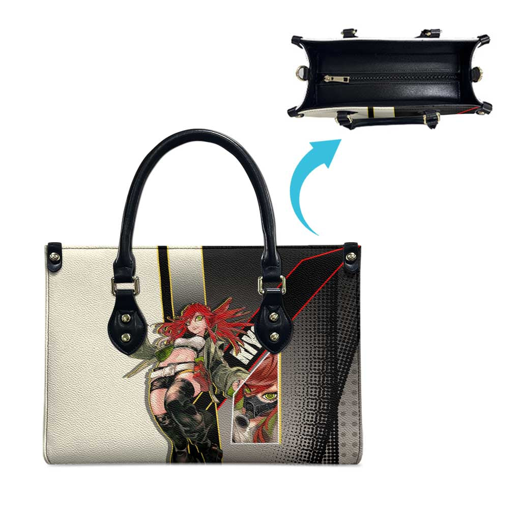 Riyo Blade Dancer Leather Bag Grunge Manga Illustration Style