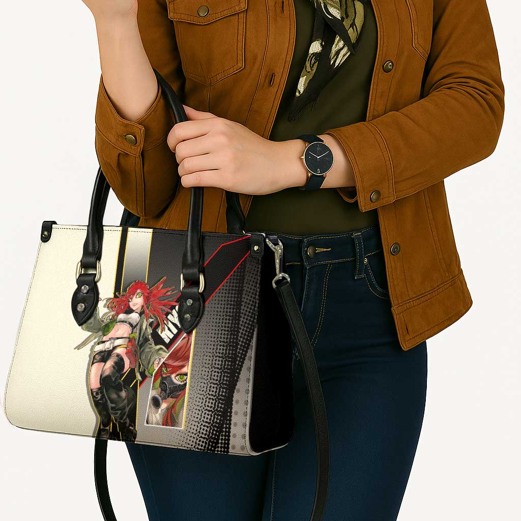 Riyo Blade Dancer Leather Bag Grunge Manga Illustration Style