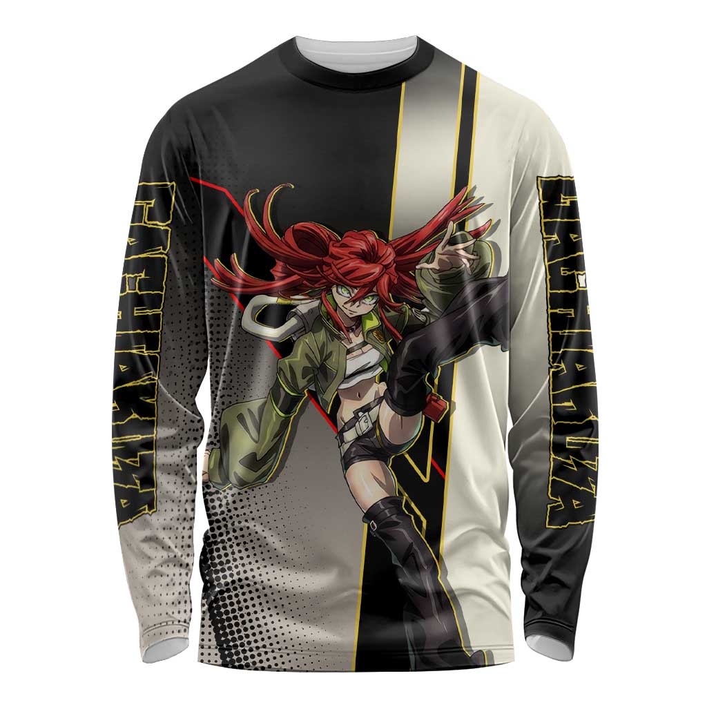Riyo Blade Dancer Long Sleeve Shirt Grunge Manga Illustration Style