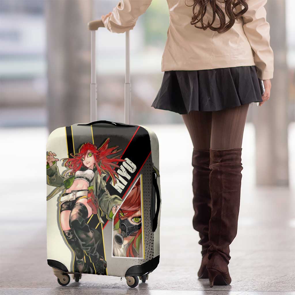 Riyo Blade Dancer Luggage Cover Grunge Manga Illustration Style