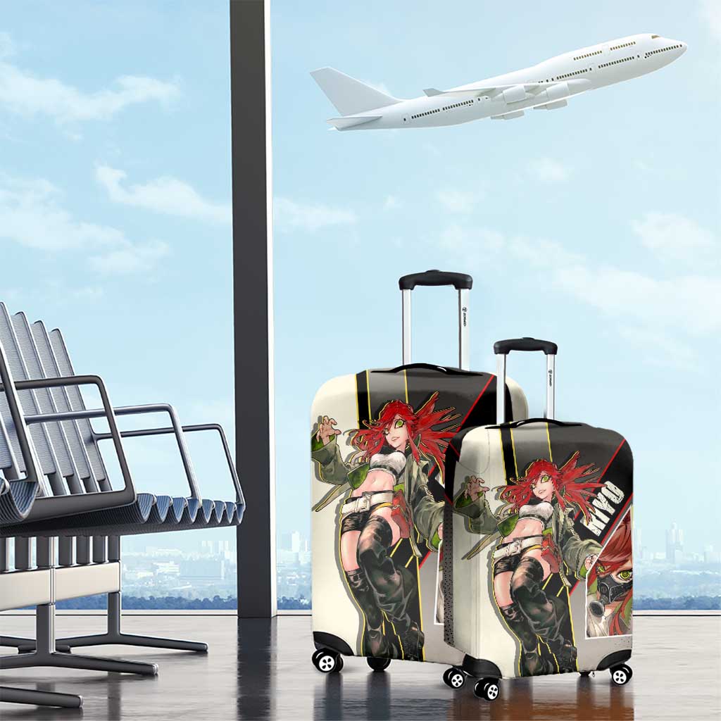 Riyo Blade Dancer Luggage Cover Grunge Manga Illustration Style