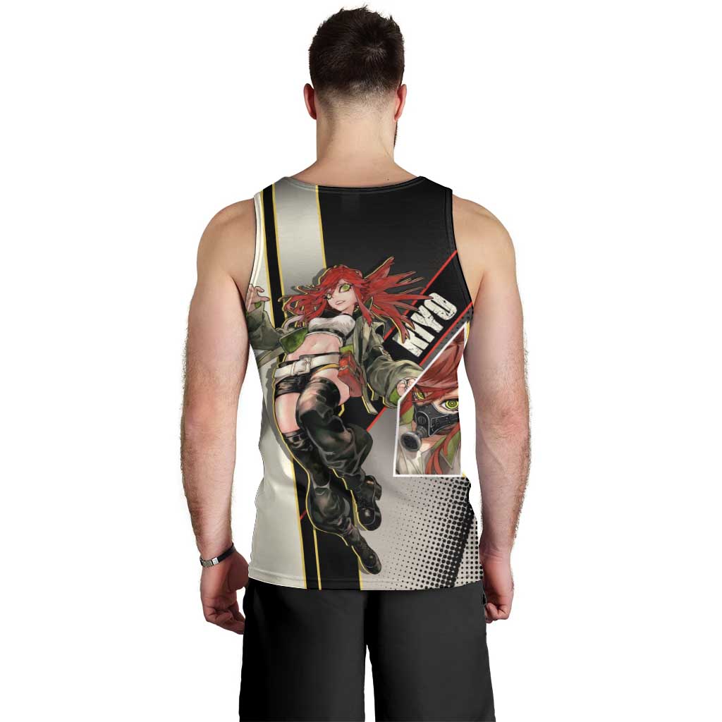 Riyo Blade Dancer Men Tank Top Grunge Manga Illustration Style