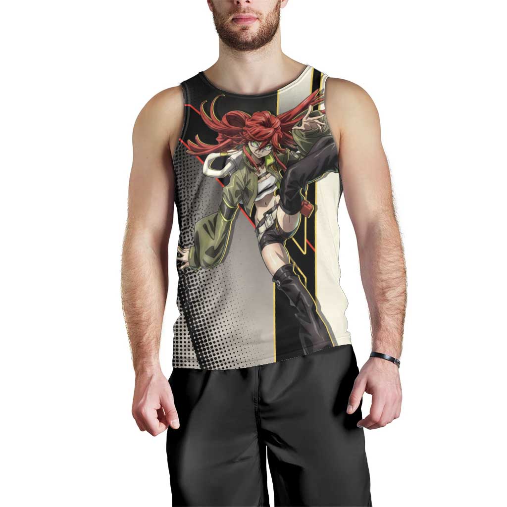 Riyo Blade Dancer Men Tank Top Grunge Manga Illustration Style