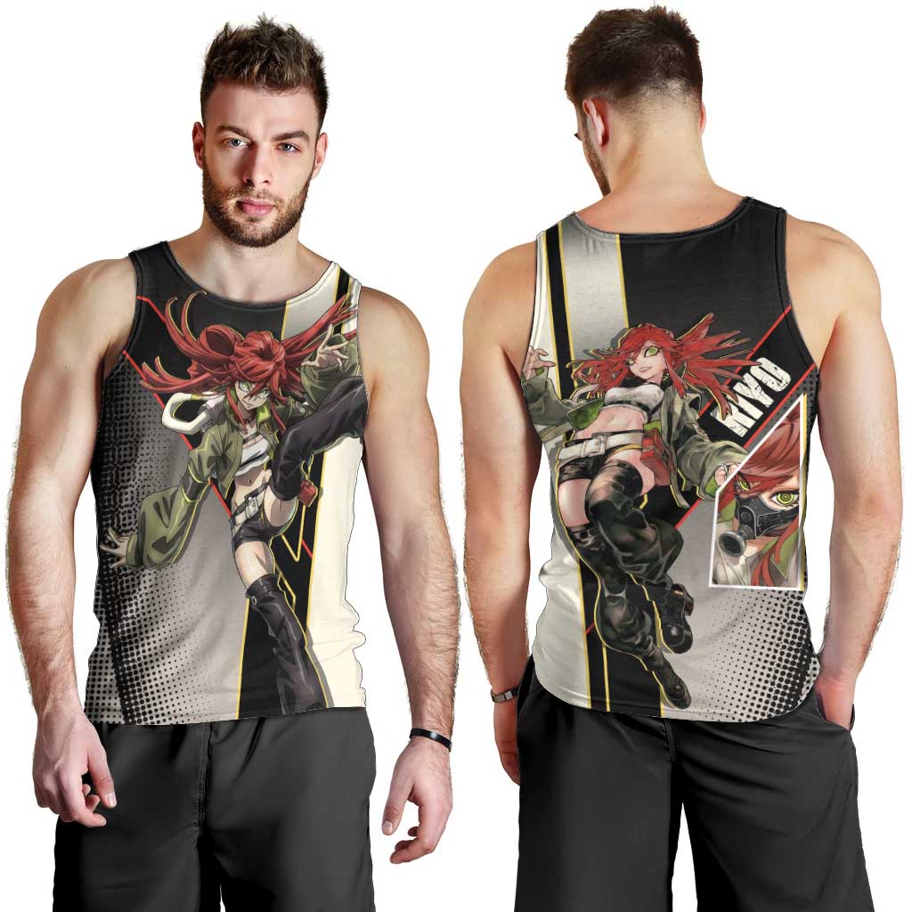 Riyo Blade Dancer Men Tank Top Grunge Manga Illustration Style