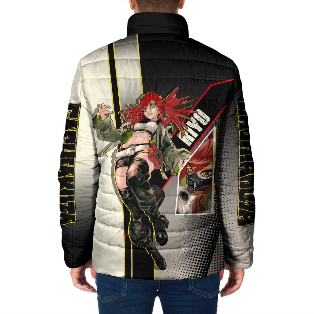 Riyo Blade Dancer Padded Jacket Grunge Manga Illustration Style
