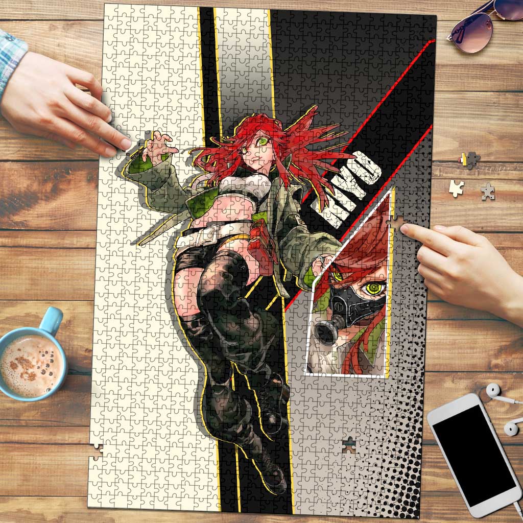 Riyo Blade Dancer Puzzle Grunge Manga Illustration Style
