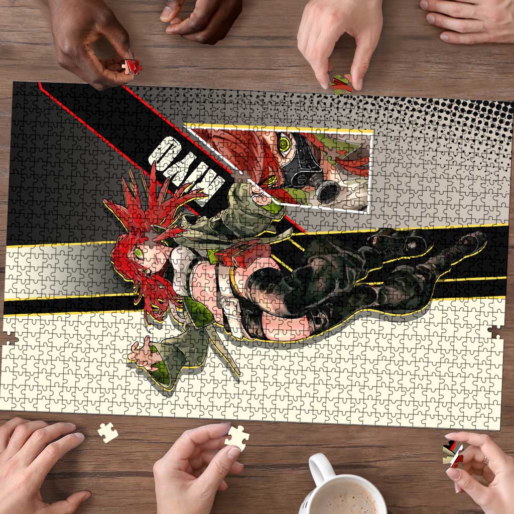 Riyo Blade Dancer Puzzle Grunge Manga Illustration Style