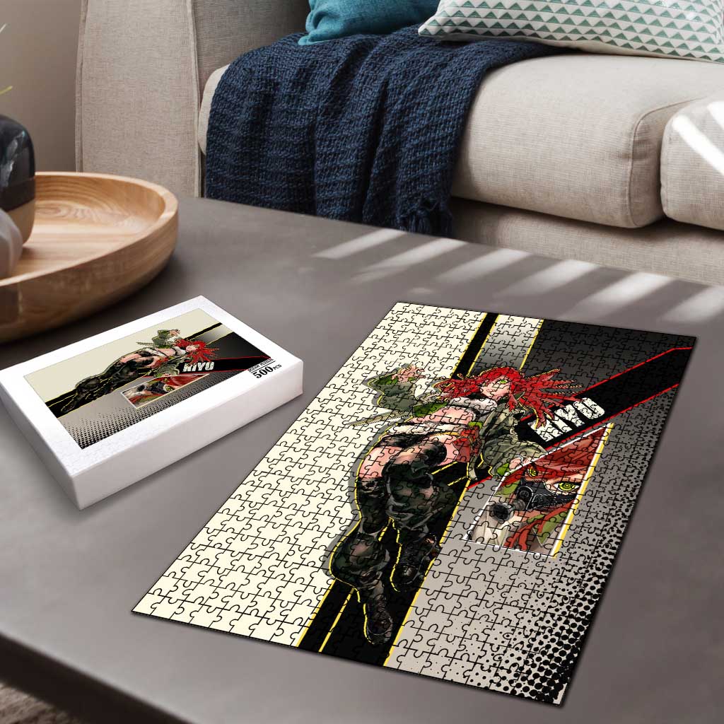 Riyo Blade Dancer Puzzle Grunge Manga Illustration Style