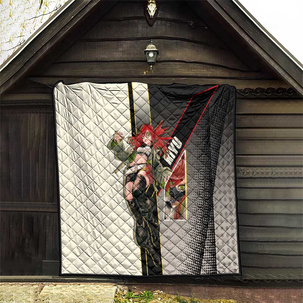 Riyo Blade Dancer Quilt Grunge Manga Illustration Style