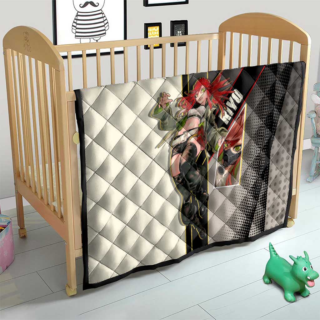 Riyo Blade Dancer Quilt Grunge Manga Illustration Style