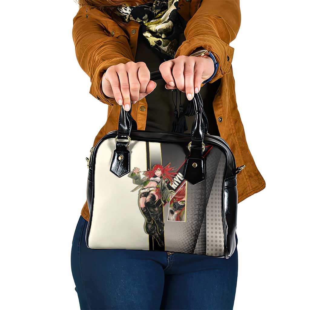 Riyo Blade Dancer Shoulder Handbag Grunge Manga Illustration Style