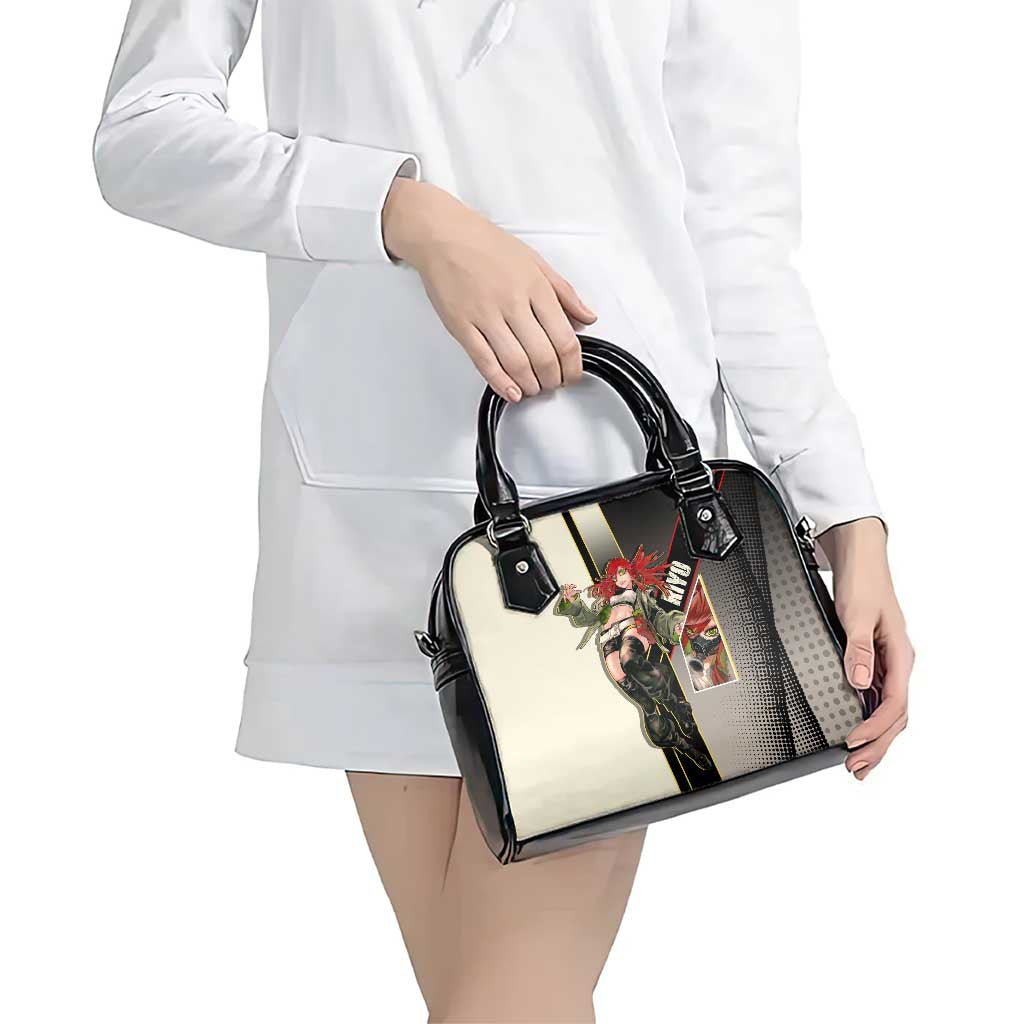 Riyo Blade Dancer Shoulder Handbag Grunge Manga Illustration Style
