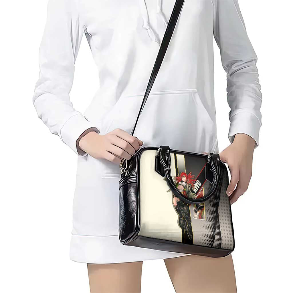 Riyo Blade Dancer Shoulder Handbag Grunge Manga Illustration Style