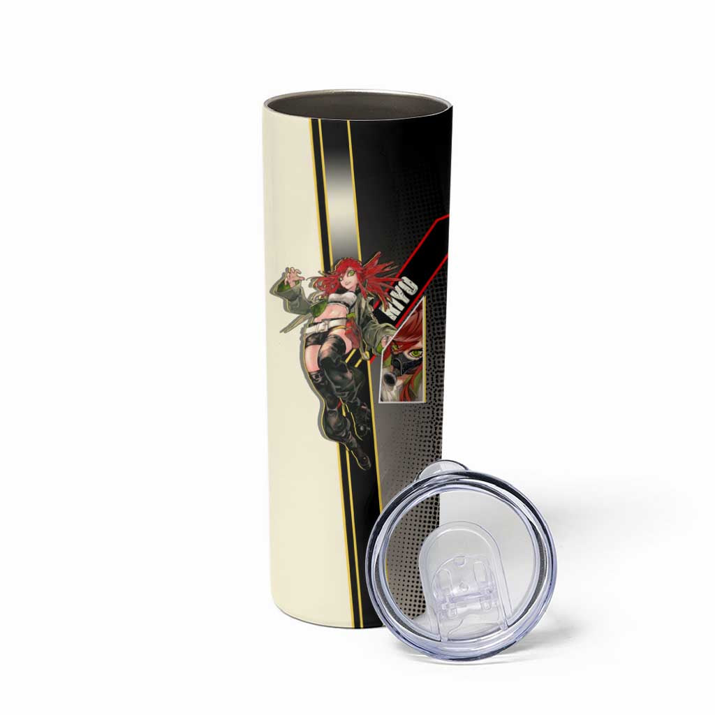 Riyo Blade Dancer Skinny Tumbler Grunge Manga Illustration Style