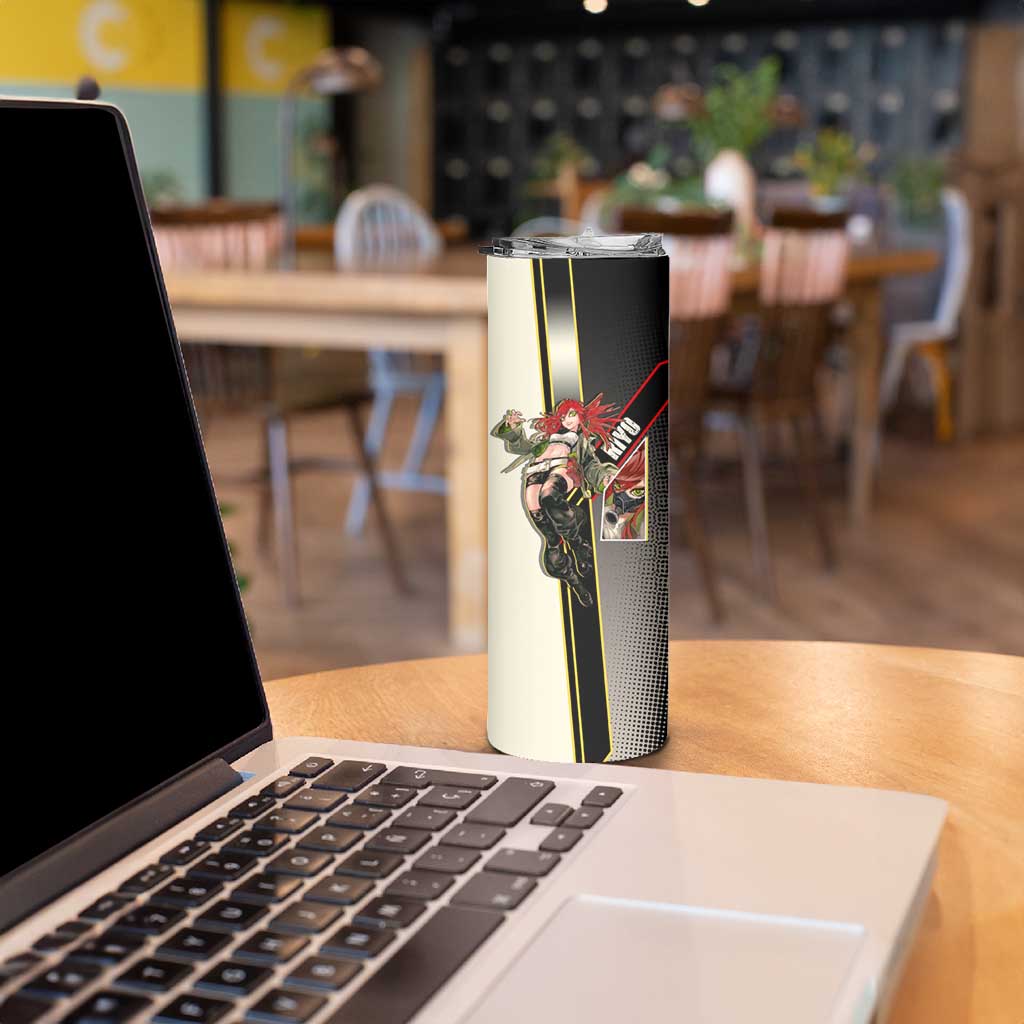 Riyo Blade Dancer Skinny Tumbler Grunge Manga Illustration Style
