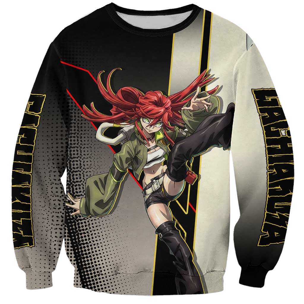 Riyo Blade Dancer Sweatshirt Grunge Manga Illustration Style