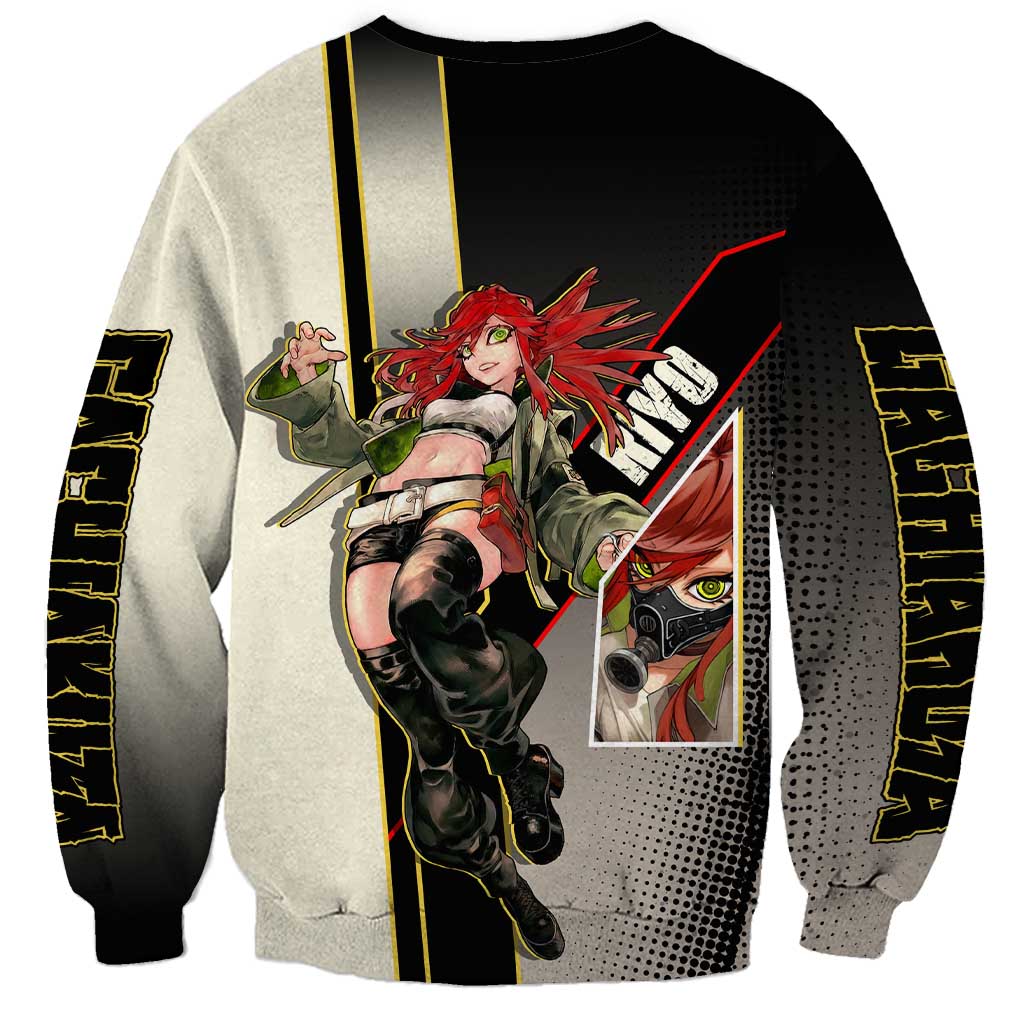 Riyo Blade Dancer Sweatshirt Grunge Manga Illustration Style
