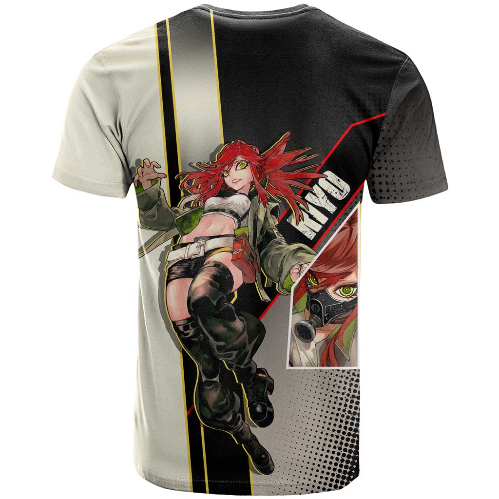 Riyo Blade Dancer T Shirt Grunge Manga Illustration Style