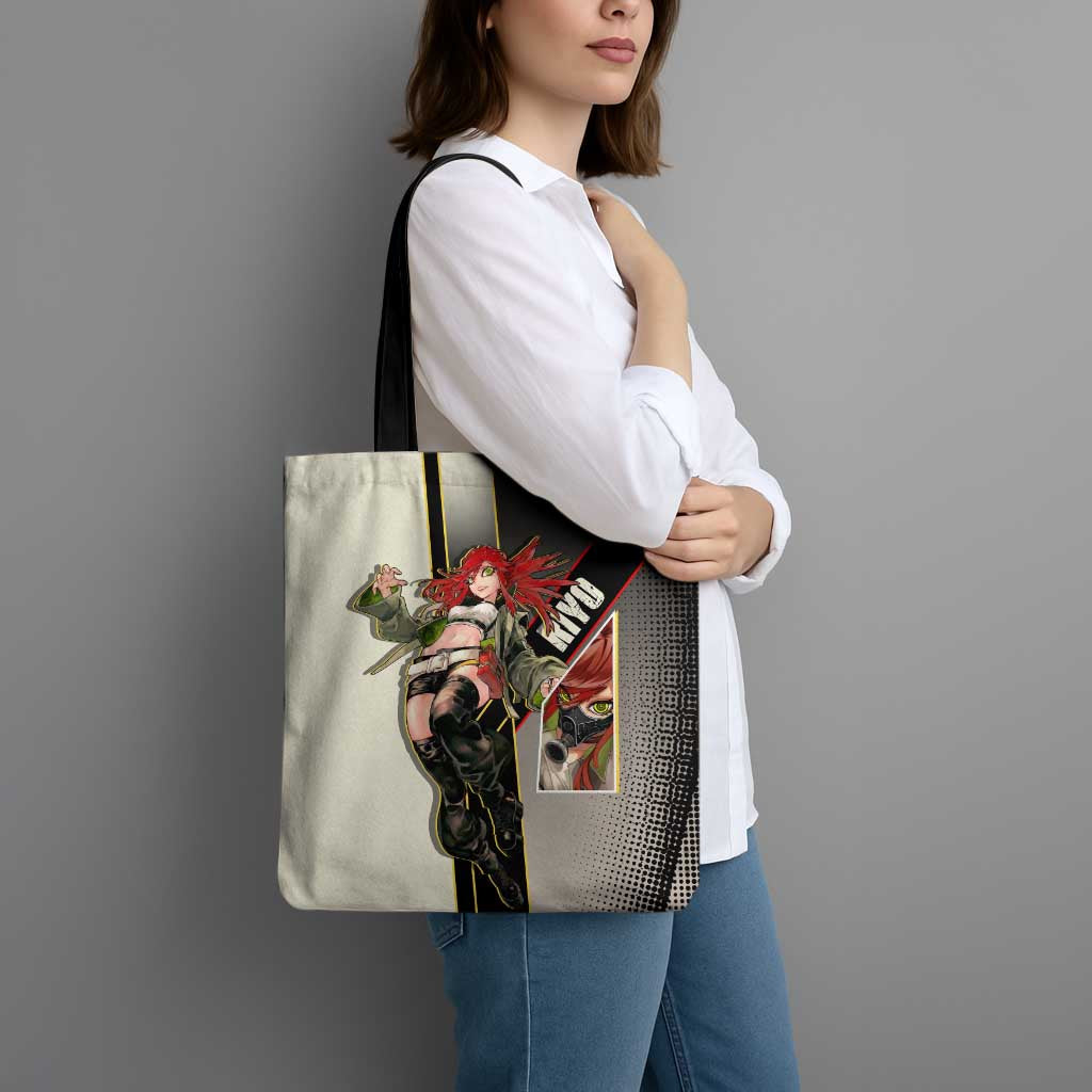 Riyo Blade Dancer Tote Bag Grunge Manga Illustration Style