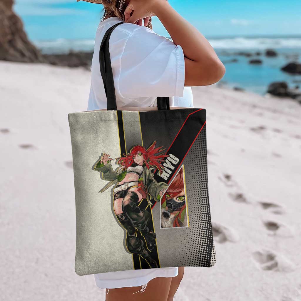 Riyo Blade Dancer Tote Bag Grunge Manga Illustration Style
