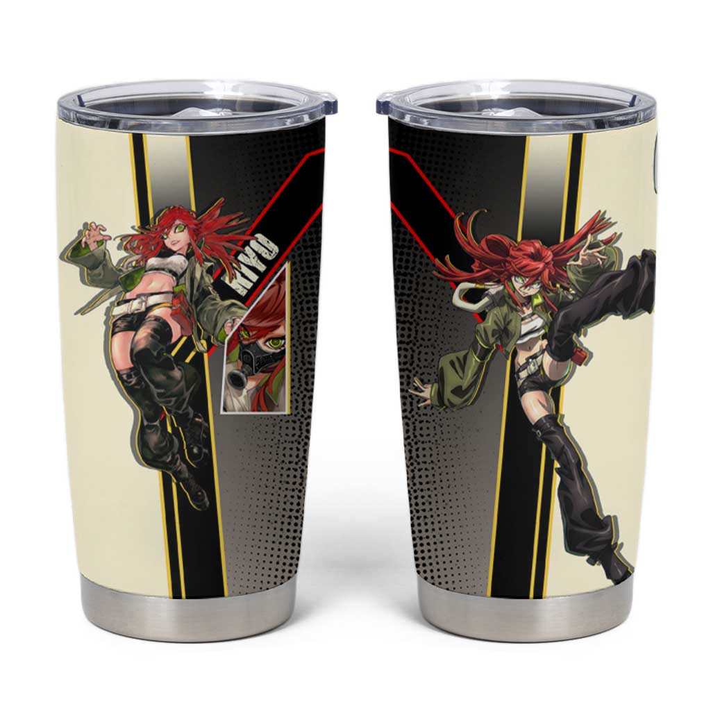 Riyo Blade Dancer Tumbler Cup Grunge Manga Illustration Style