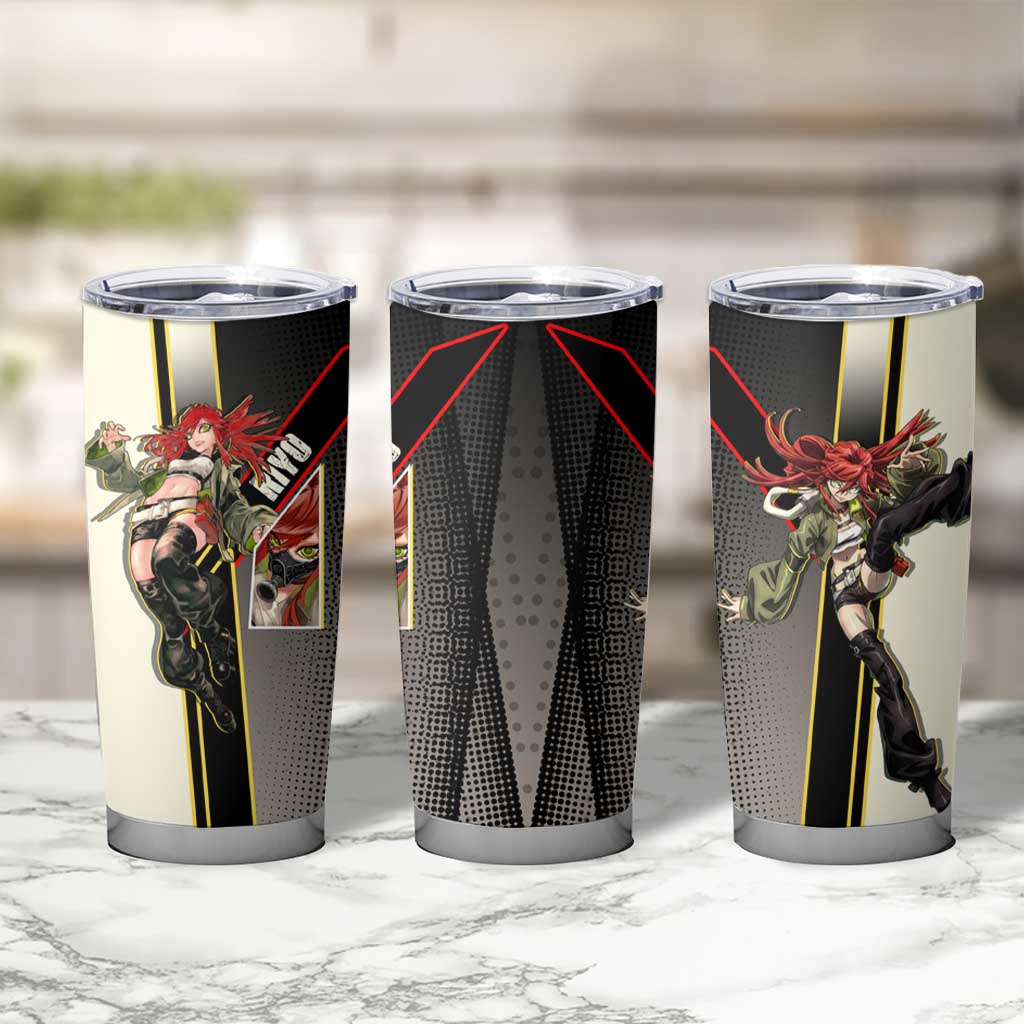 Riyo Blade Dancer Tumbler Cup Grunge Manga Illustration Style