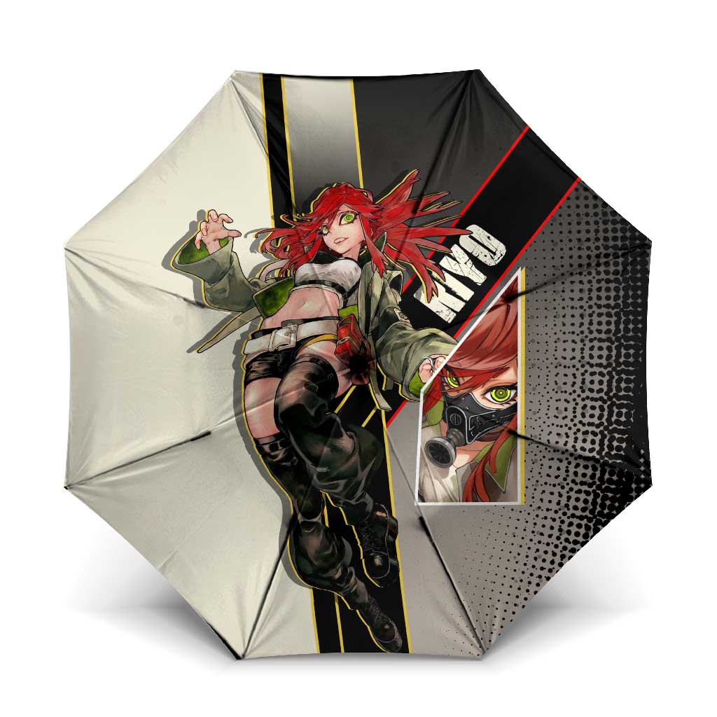 Riyo Blade Dancer Umbrella Grunge Manga Illustration Style