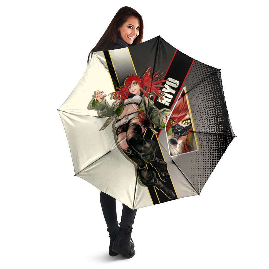 Riyo Blade Dancer Umbrella Grunge Manga Illustration Style