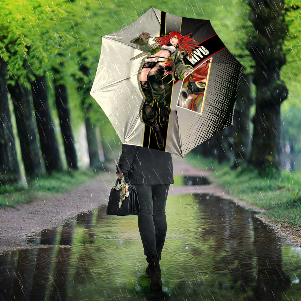 Riyo Blade Dancer Umbrella Grunge Manga Illustration Style
