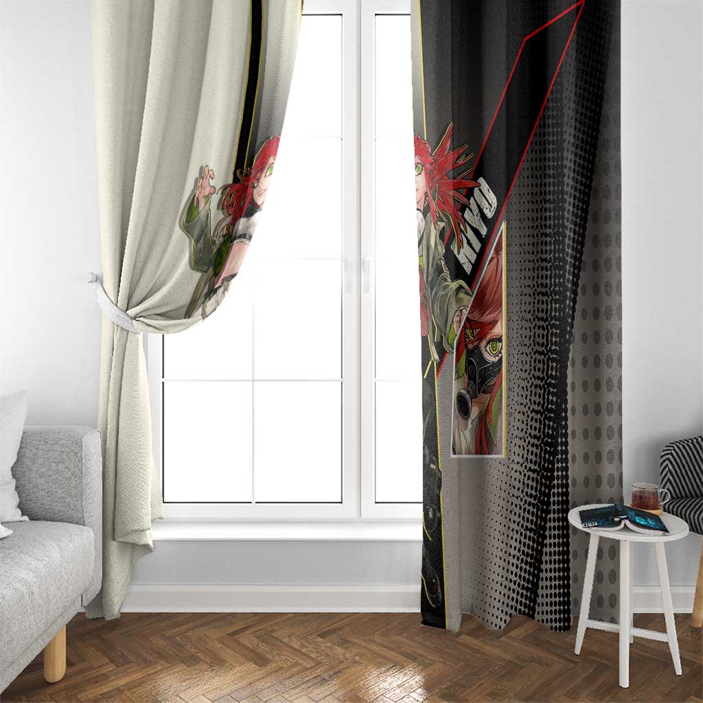 Riyo Blade Dancer Window Curtain Grunge Manga Illustration Style