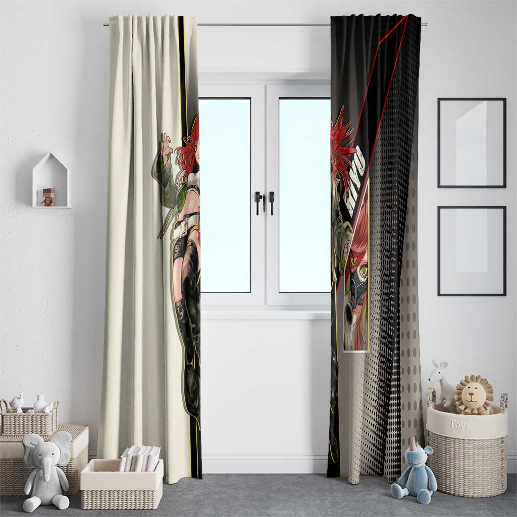 Riyo Blade Dancer Window Curtain Grunge Manga Illustration Style