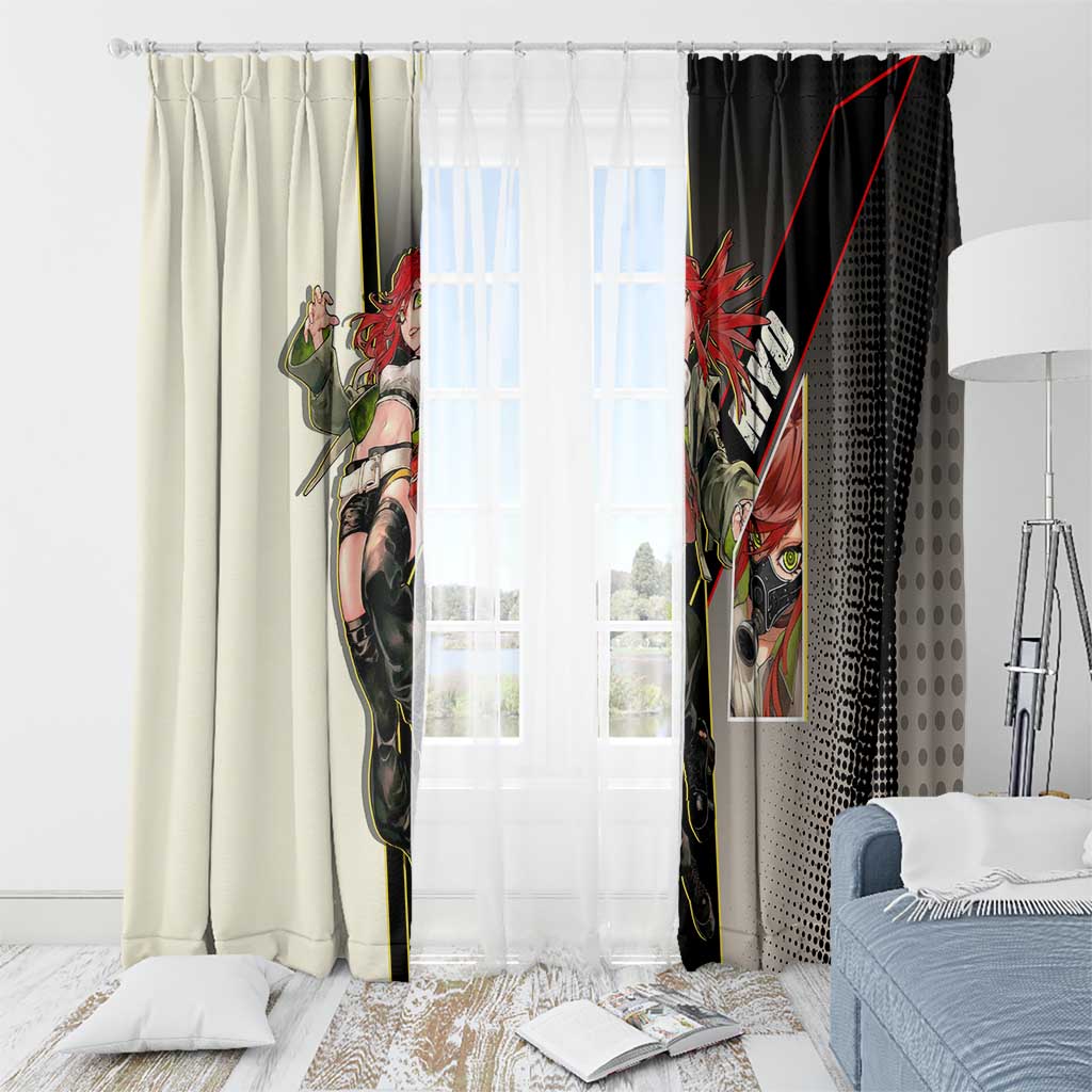 Riyo Blade Dancer Window Curtain Grunge Manga Illustration Style