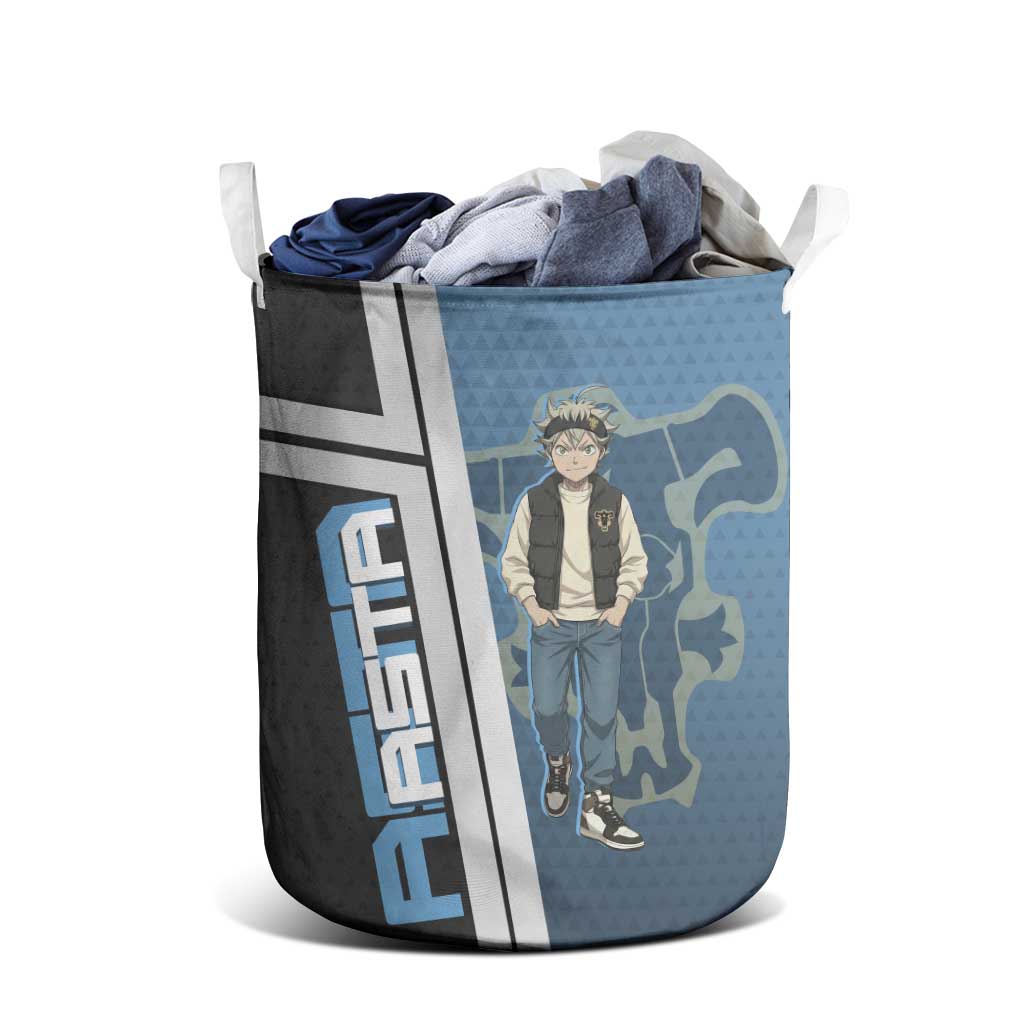 Asta from Black Clover in Modern Streetwear Laundry Basket Black Clover Anime Aesthetic - Asta Style