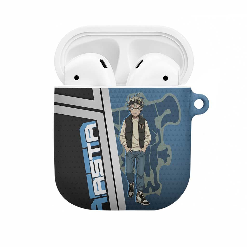 Asta from Black Clover in Modern Streetwear AirPods Case Black Clover Anime Aesthetic - Asta Style