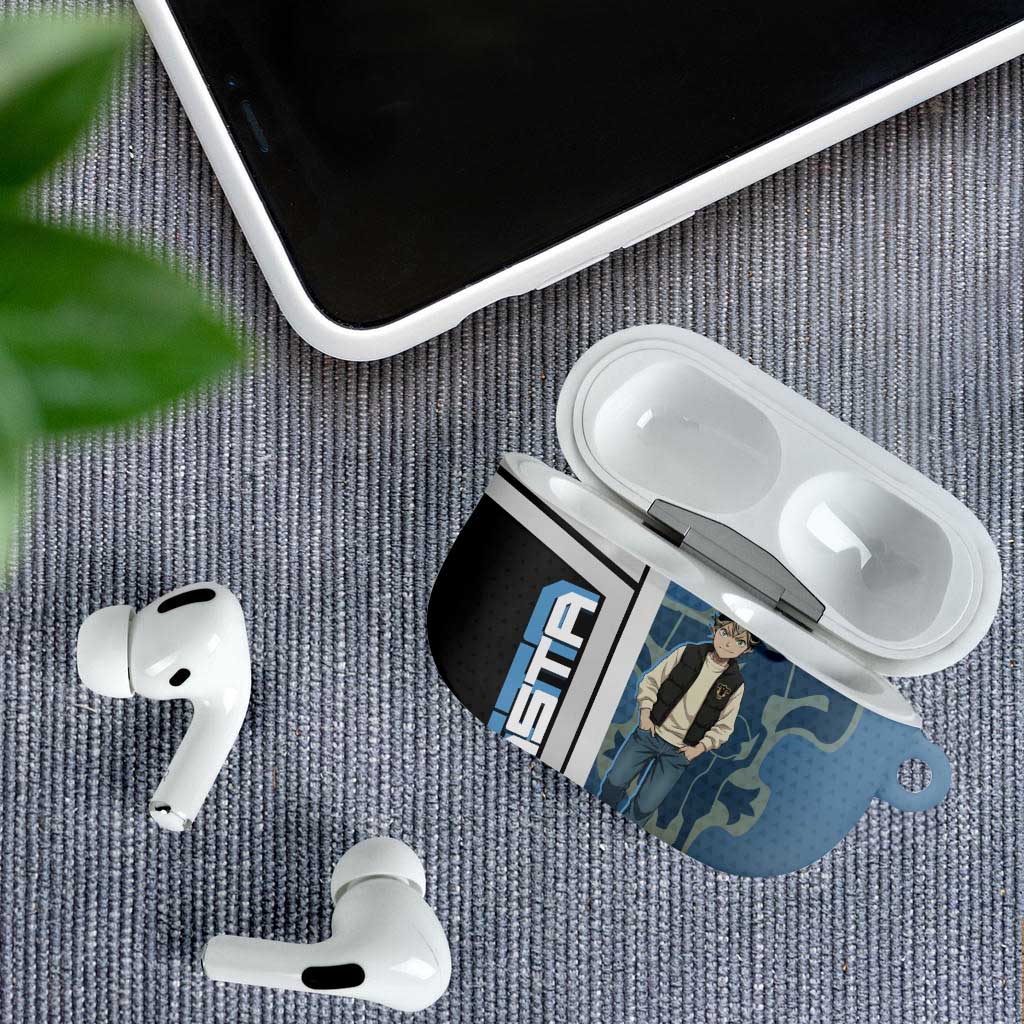 Asta from Black Clover in Modern Streetwear AirPods Case Black Clover Anime Aesthetic - Asta Style