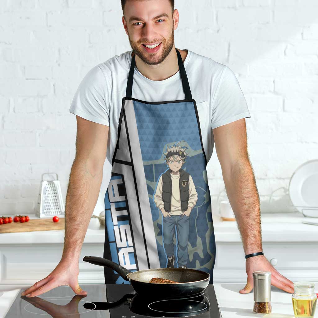 Asta from Black Clover in Modern Streetwear Apron Black Clover Anime Aesthetic - Asta Style