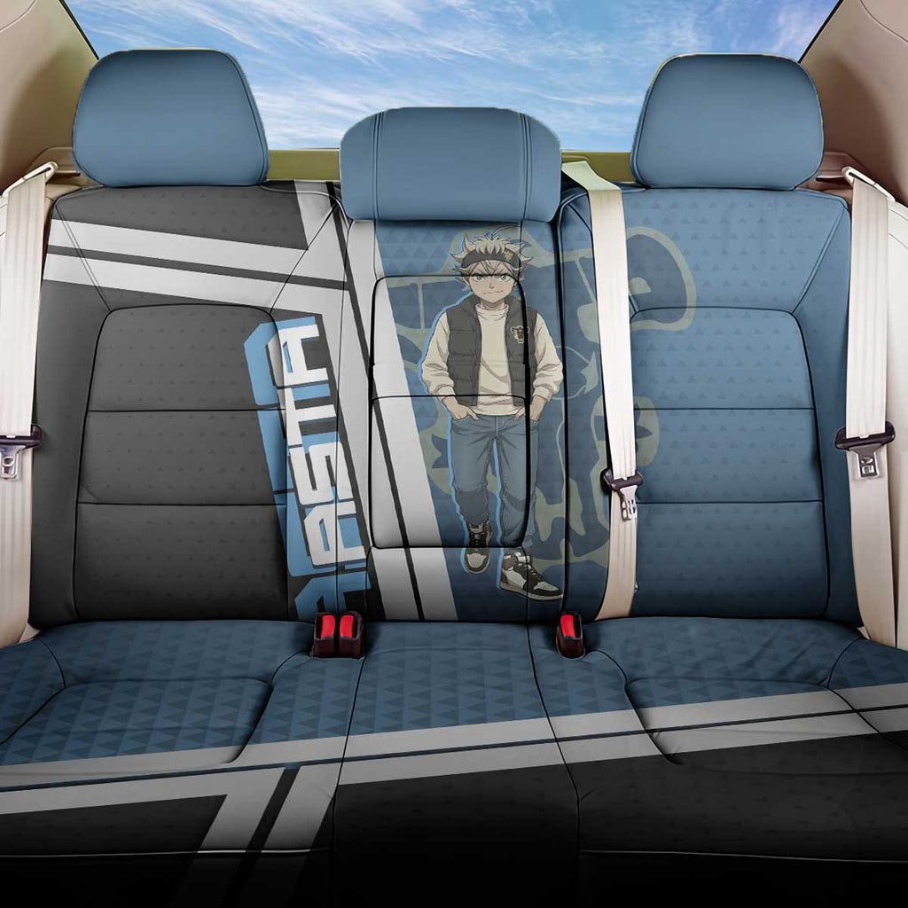 Asta from Black Clover in Modern Streetwear Back Car Seat Cover Black Clover Anime Aesthetic - Asta Style