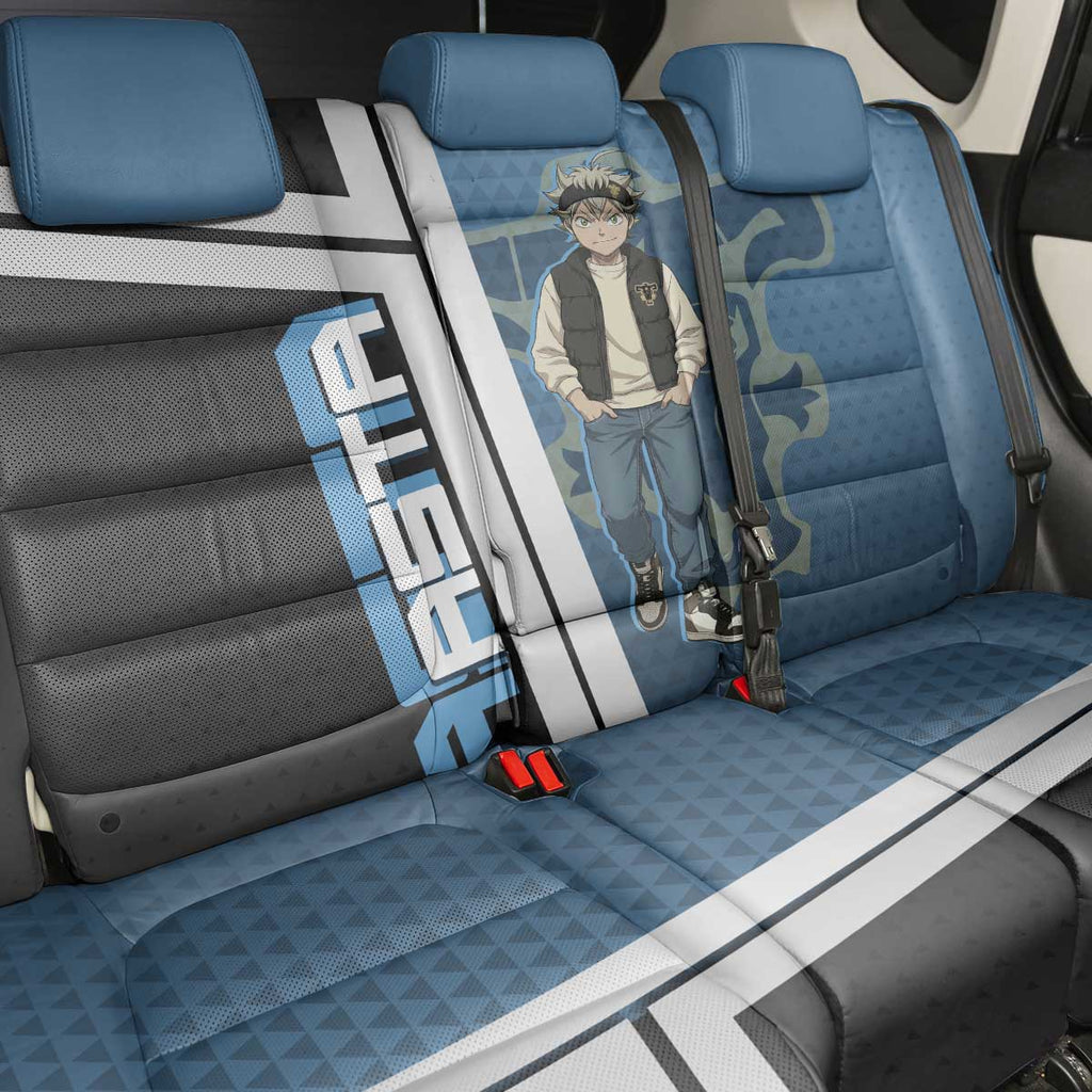 Asta from Black Clover in Modern Streetwear Back Car Seat Cover Black Clover Anime Aesthetic - Asta Style