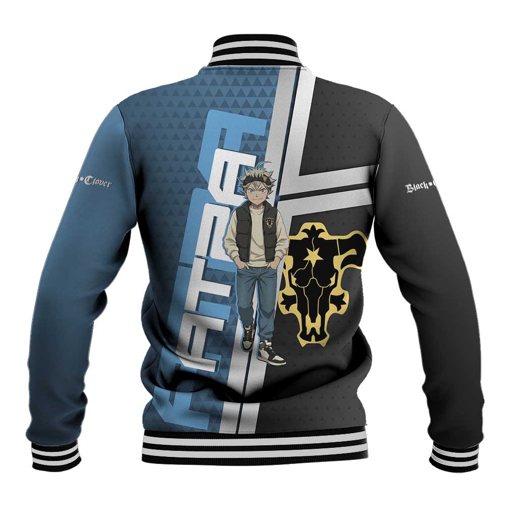 Asta from Black Clover in Modern Streetwear Baseball Jacket Black Clover Anime Aesthetic - Asta Style
