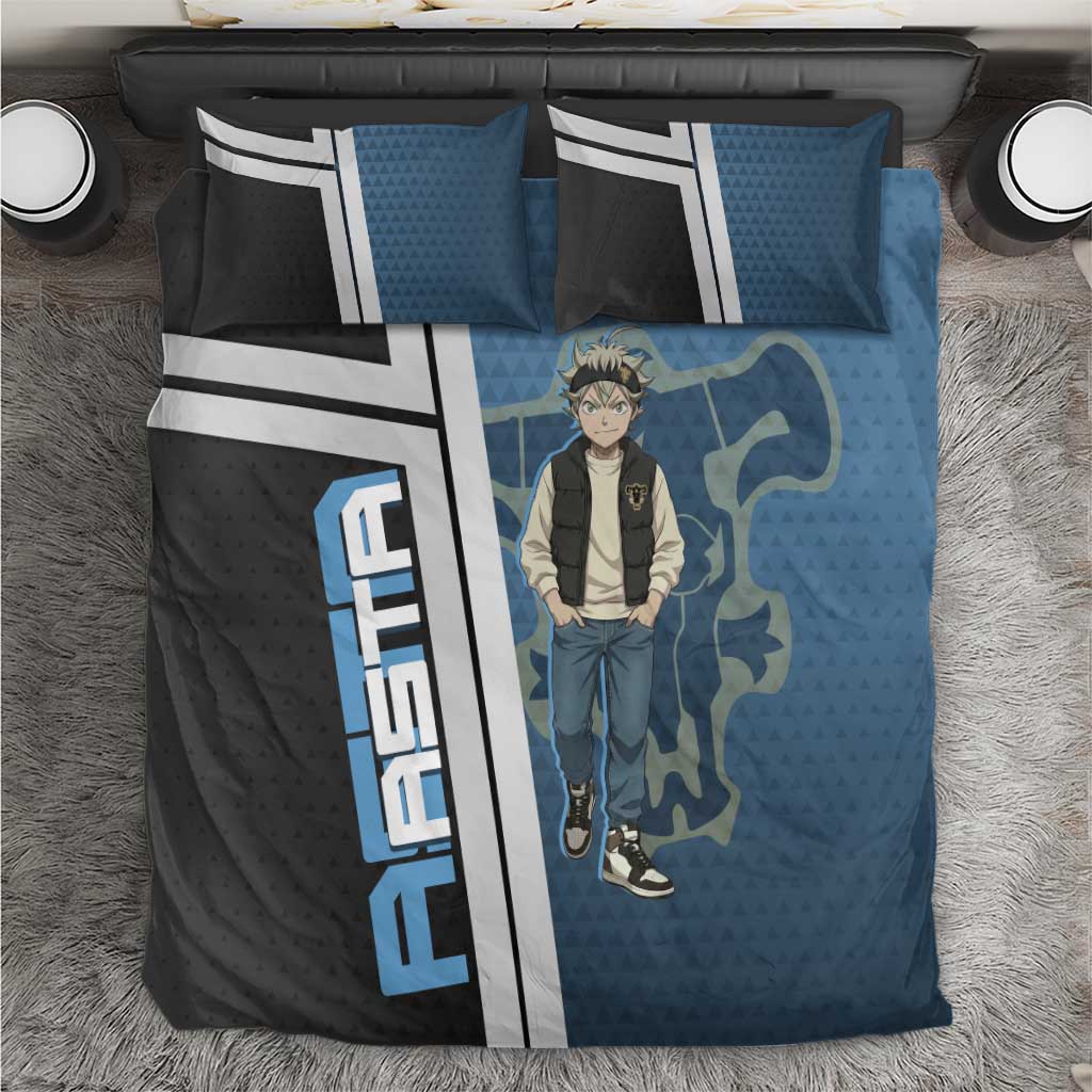 Asta from Black Clover in Modern Streetwear Bedding Set Black Clover Anime Aesthetic - Asta Style