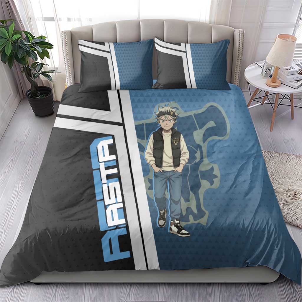Asta from Black Clover in Modern Streetwear Bedding Set Black Clover Anime Aesthetic - Asta Style