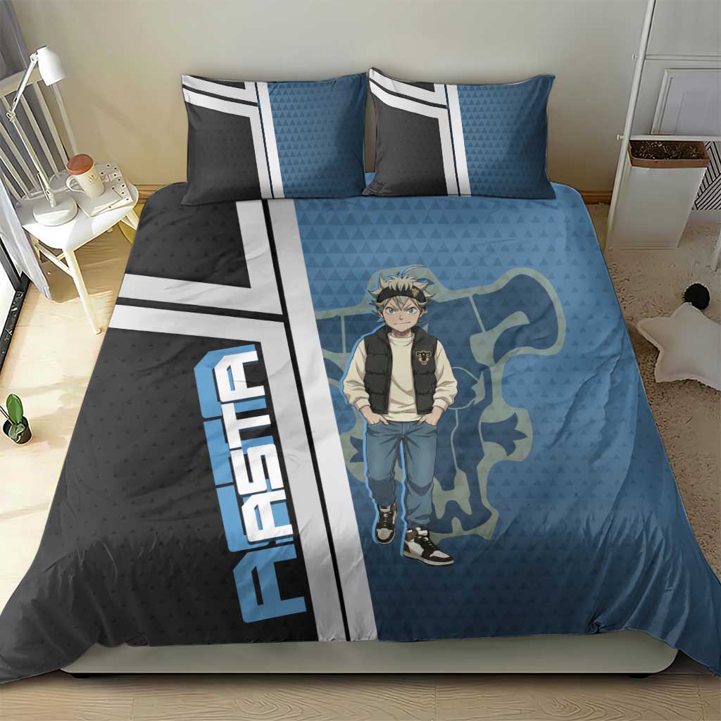 Asta from Black Clover in Modern Streetwear Bedding Set Black Clover Anime Aesthetic - Asta Style