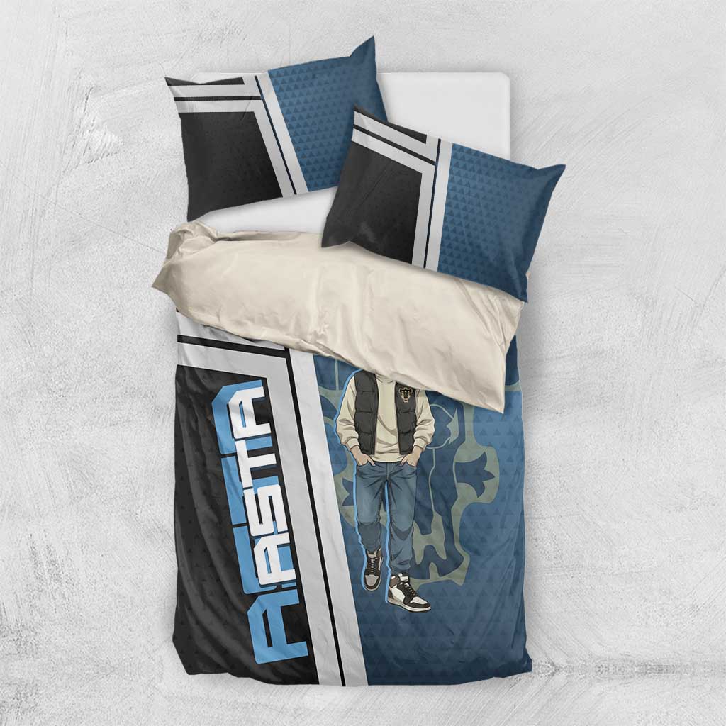 Asta from Black Clover in Modern Streetwear Bedding Set Black Clover Anime Aesthetic - Asta Style