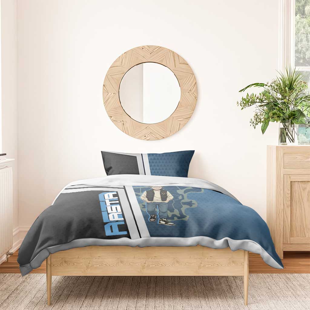 Asta from Black Clover in Modern Streetwear Bedding Set Black Clover Anime Aesthetic - Asta Style