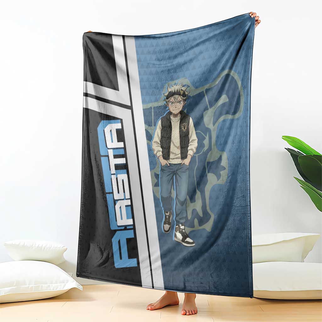 Asta from Black Clover in Modern Streetwear Blanket Black Clover Anime Aesthetic - Asta Style