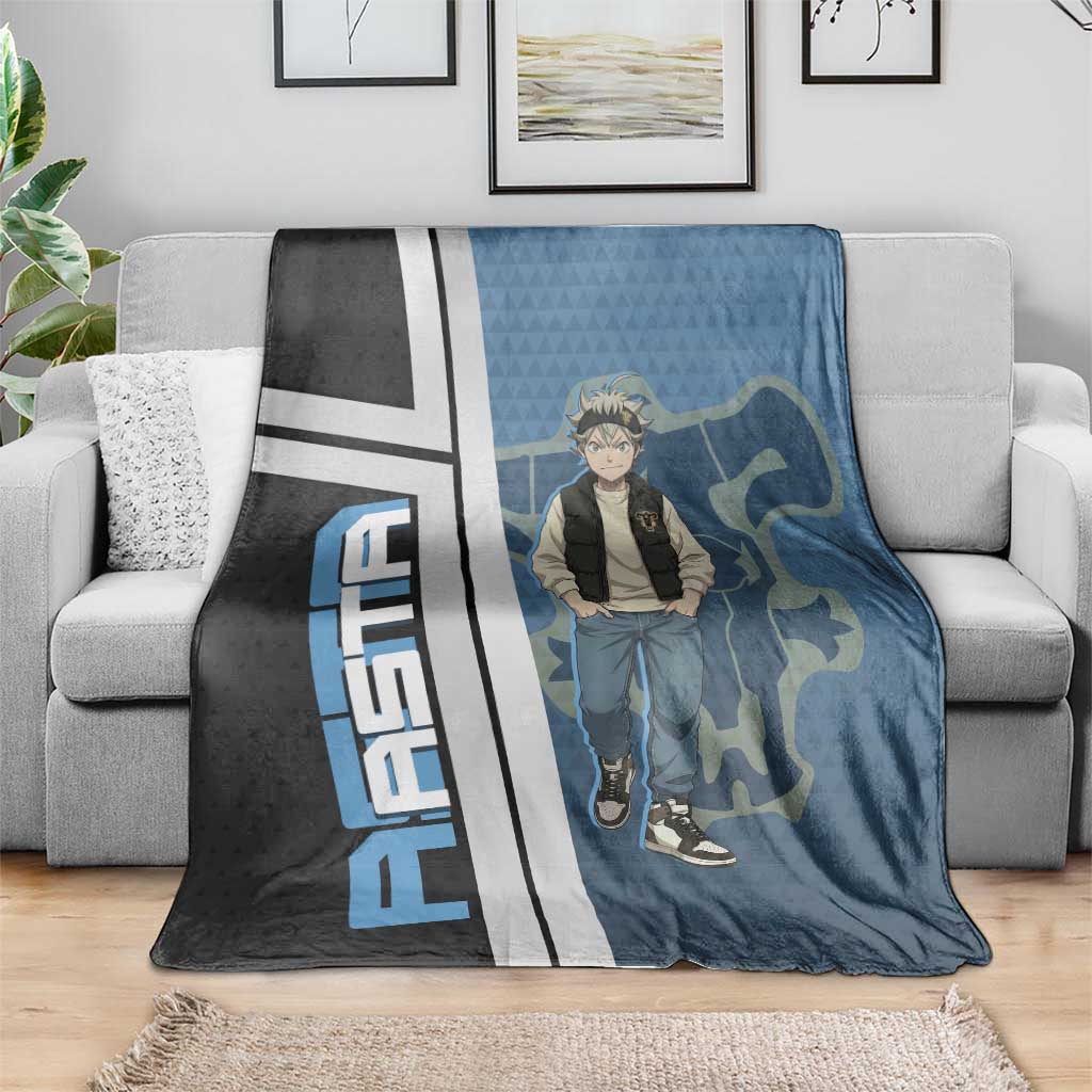 Asta from Black Clover in Modern Streetwear Blanket Black Clover Anime Aesthetic - Asta Style