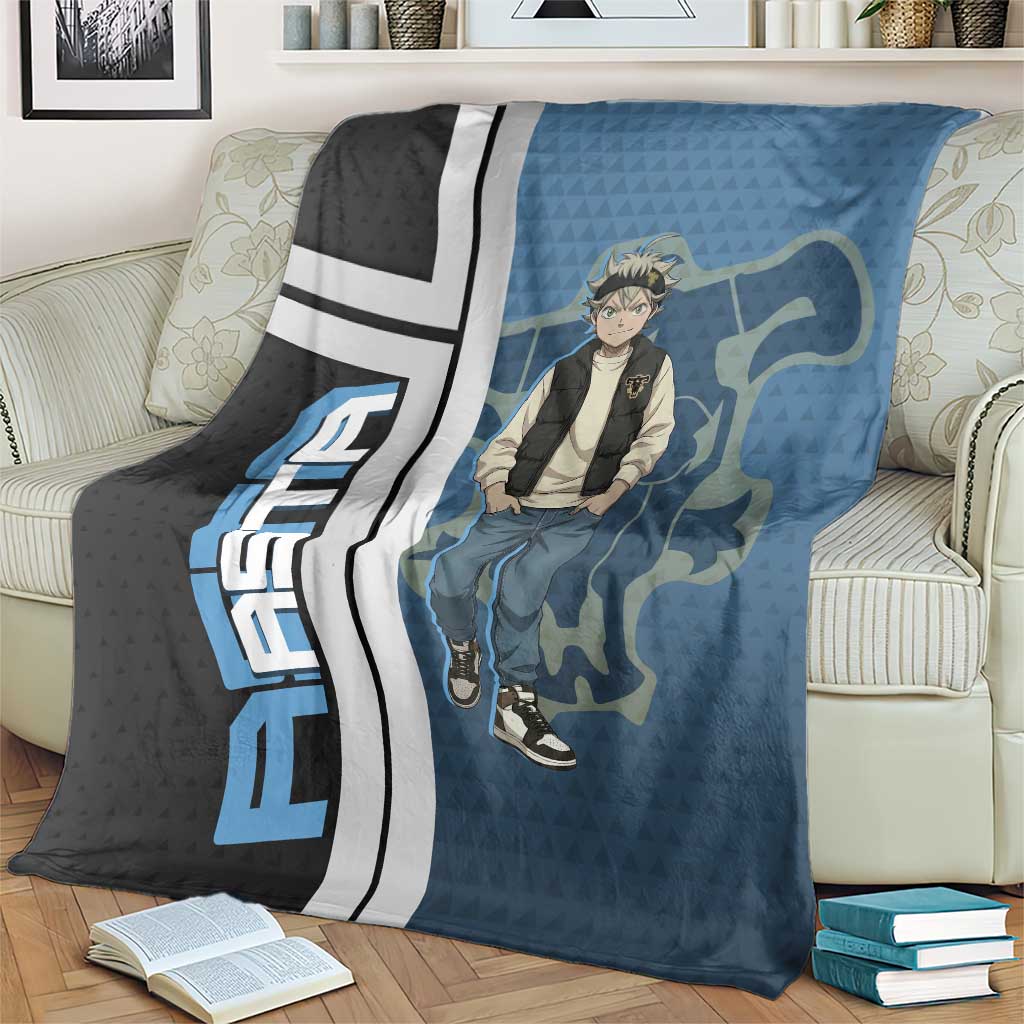 Asta from Black Clover in Modern Streetwear Blanket Black Clover Anime Aesthetic - Asta Style