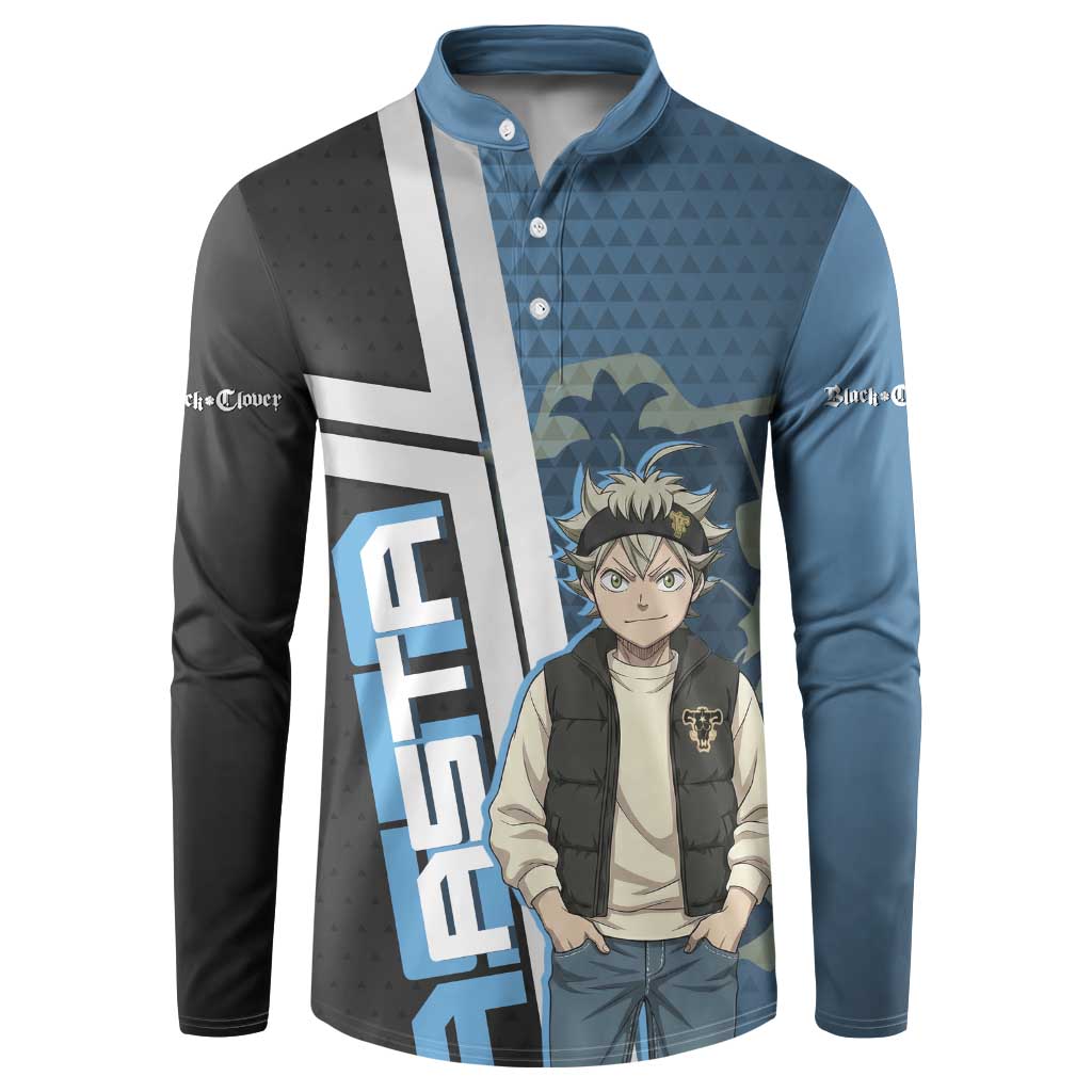 Asta from Black Clover in Modern Streetwear Button Sweatshirt Black Clover Anime Aesthetic - Asta Style