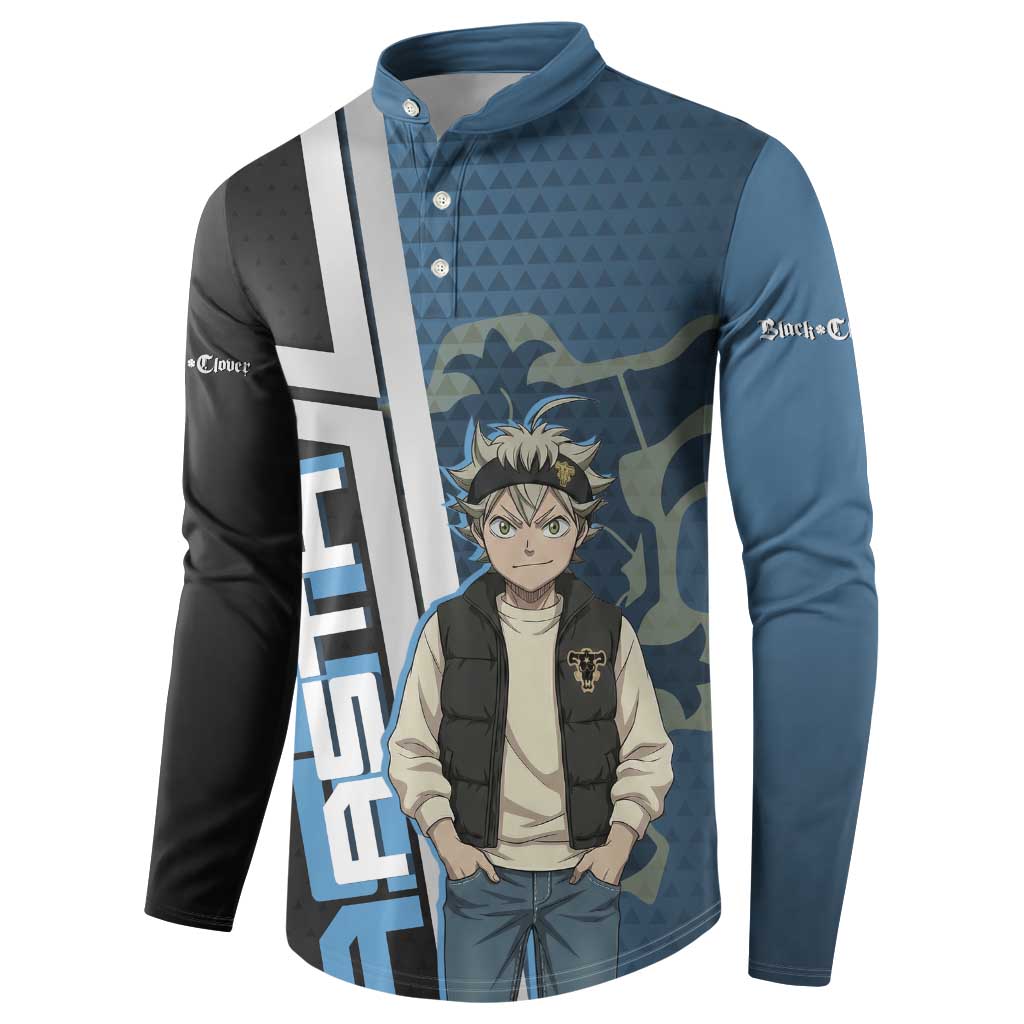 Asta from Black Clover in Modern Streetwear Button Sweatshirt Black Clover Anime Aesthetic - Asta Style